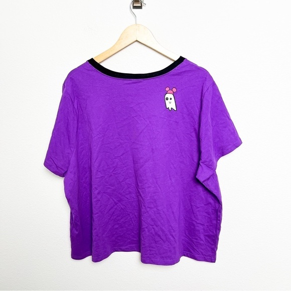 NWT Disney Minnie Daisy Halloween BOO TO YOU Purple T-Shirt Women's size 2X - Picture 7 of 8